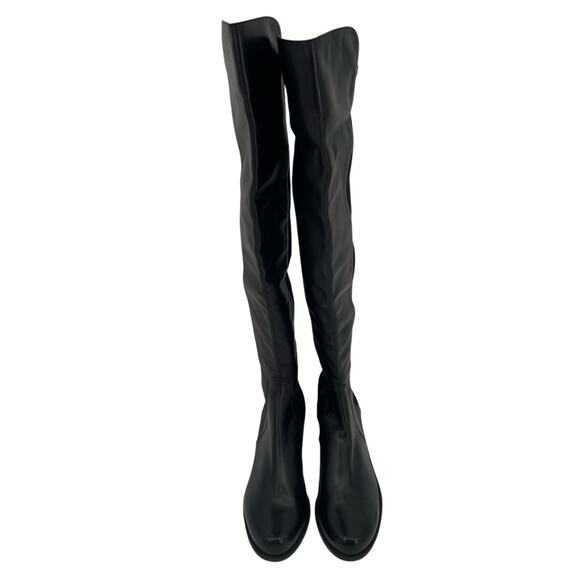 Stuart Weitzman Womens Reserve Over the Knee Boots US 9 M Black Suede NWOB - Picture 6 of 12